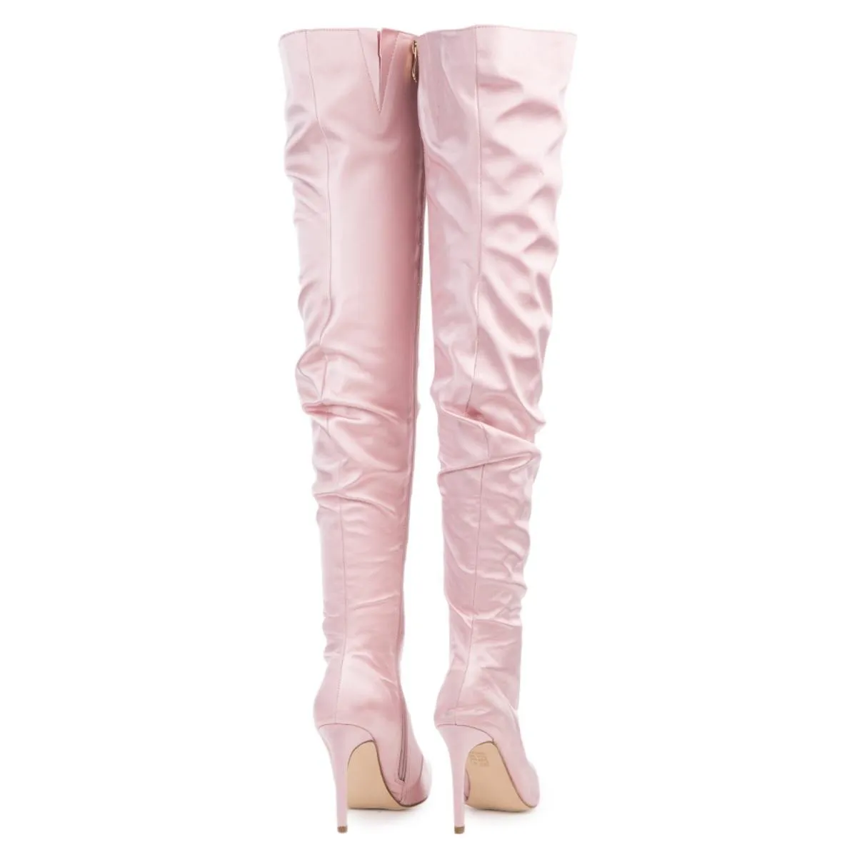 Cape Robbin Kitana-6 Blush High Heel Boot Blush