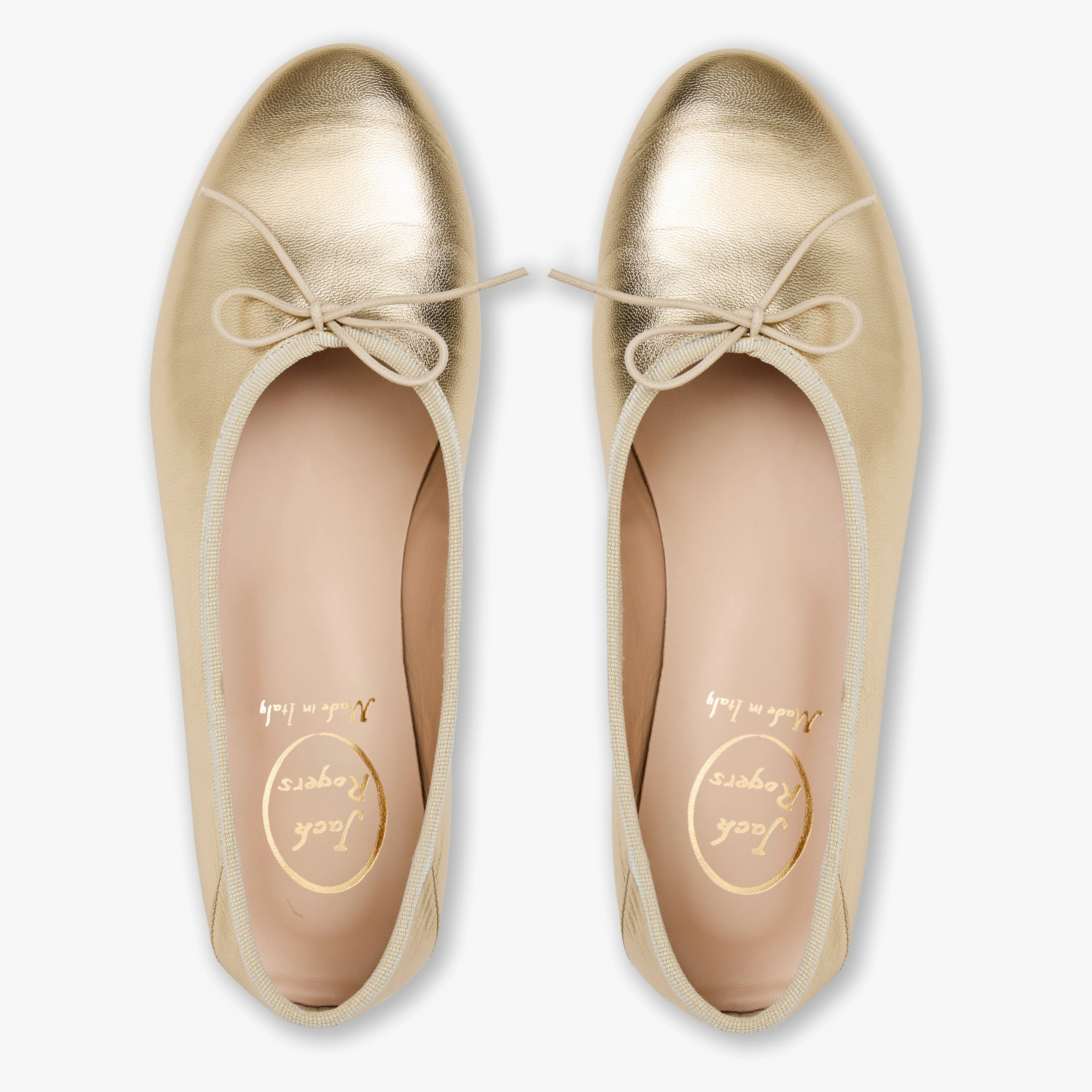 Carlotta Italian Leather Ballet Flat Padding upper