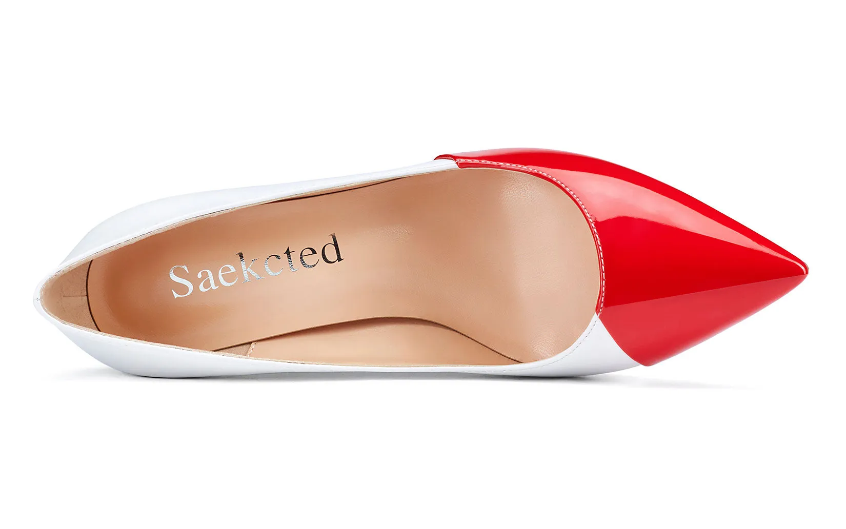CASTAMERE Womens High-Heels Pumps Stiletto Pointed-Toe Slip-On Pump Evening Shoes 4 Inch Heel