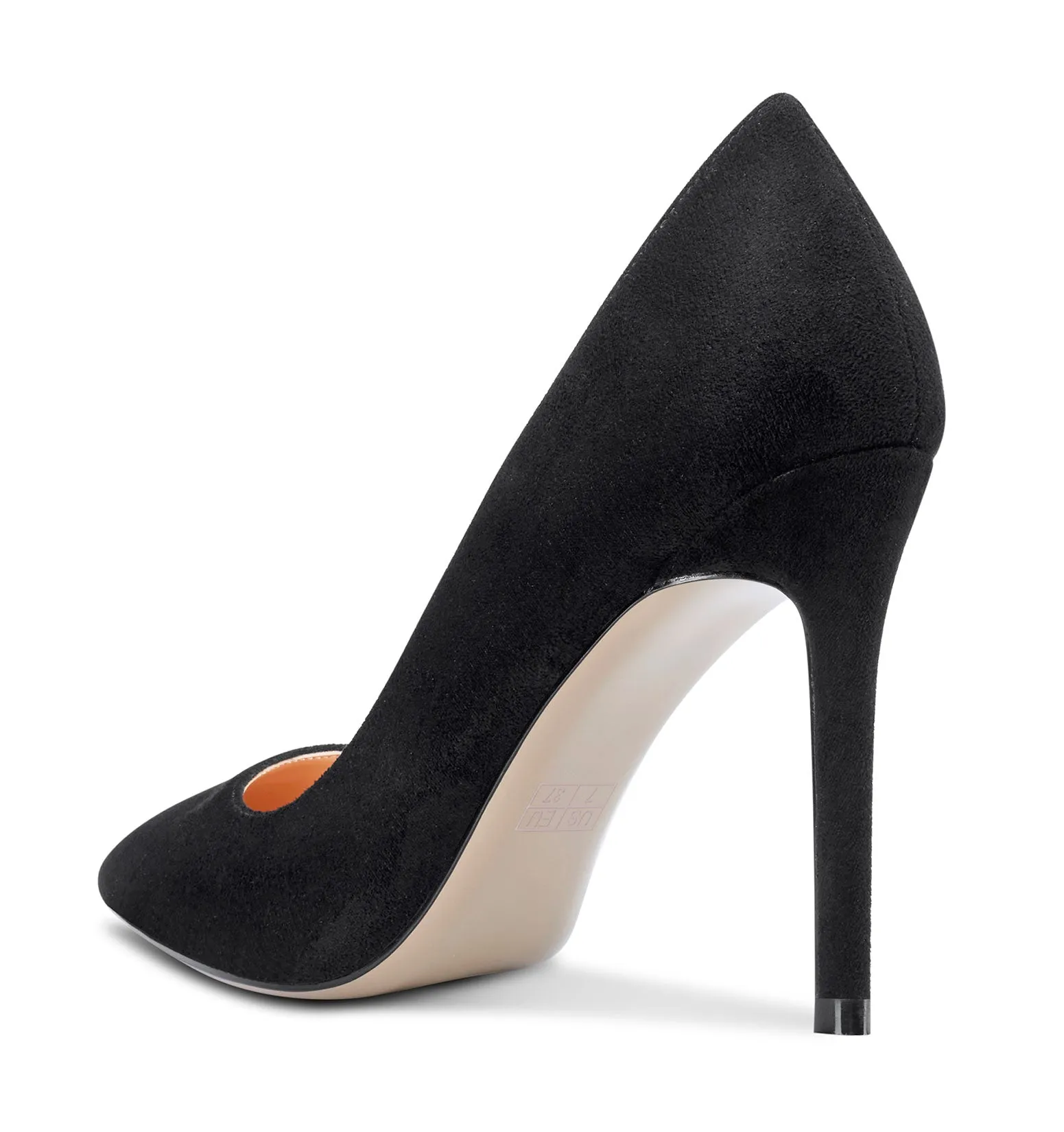 CASTAMERE Womens High-Heels Pumps Stiletto Pointed-Toe Slip-On Pump Evening Shoes 4 Inch Heel