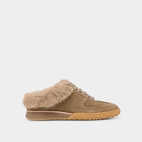 IZZEY PLUSH SNEAKERS OLIVE SUEDE Kick Back Mood