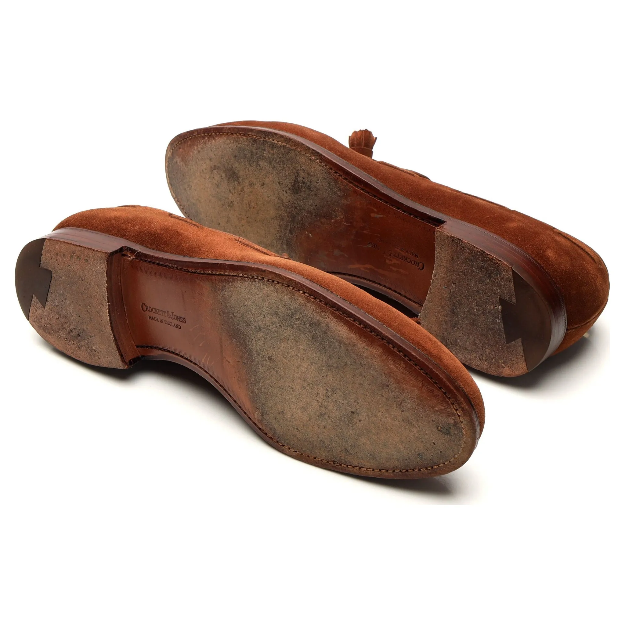 'Cavendish 2' Brown Suede Tassel Loafer UK 10.5 E