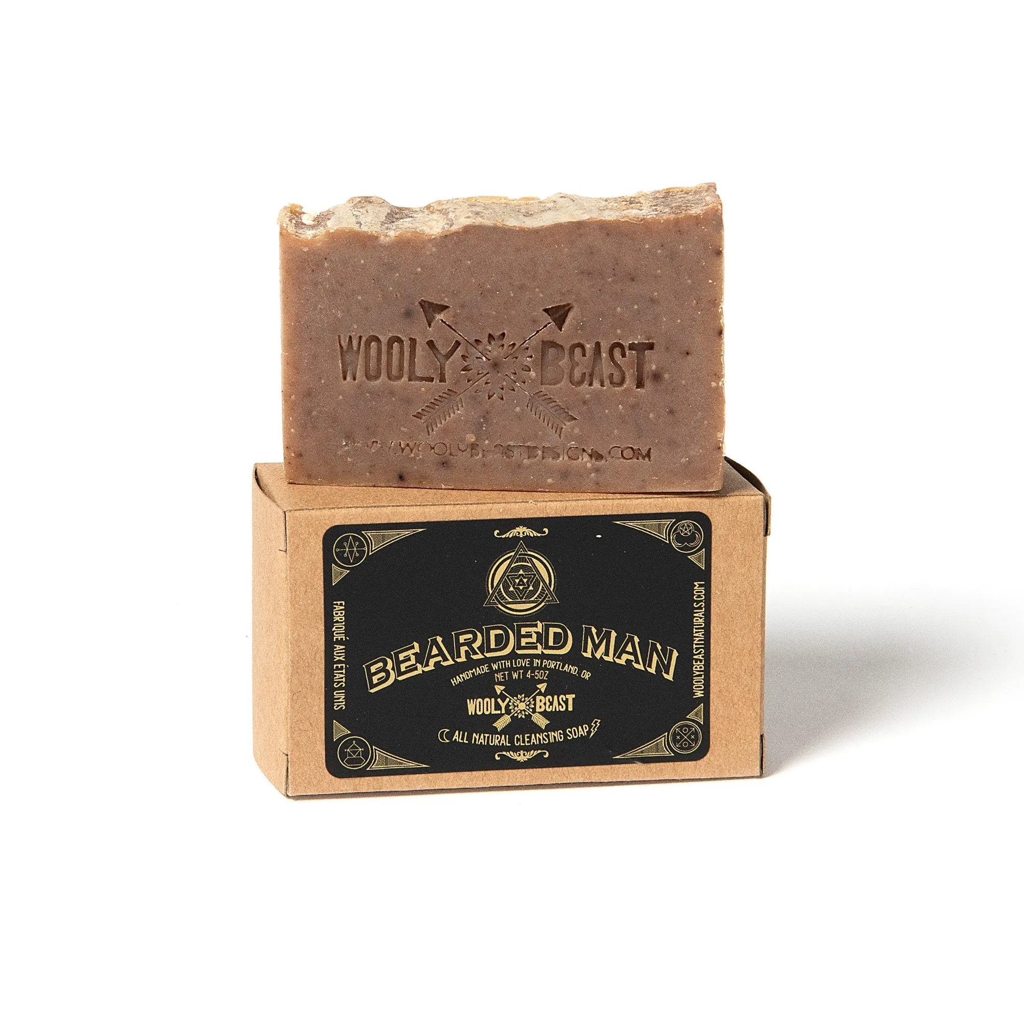 Cedarwood & Cinnamon - Natural Bar Soap - Bearded Man