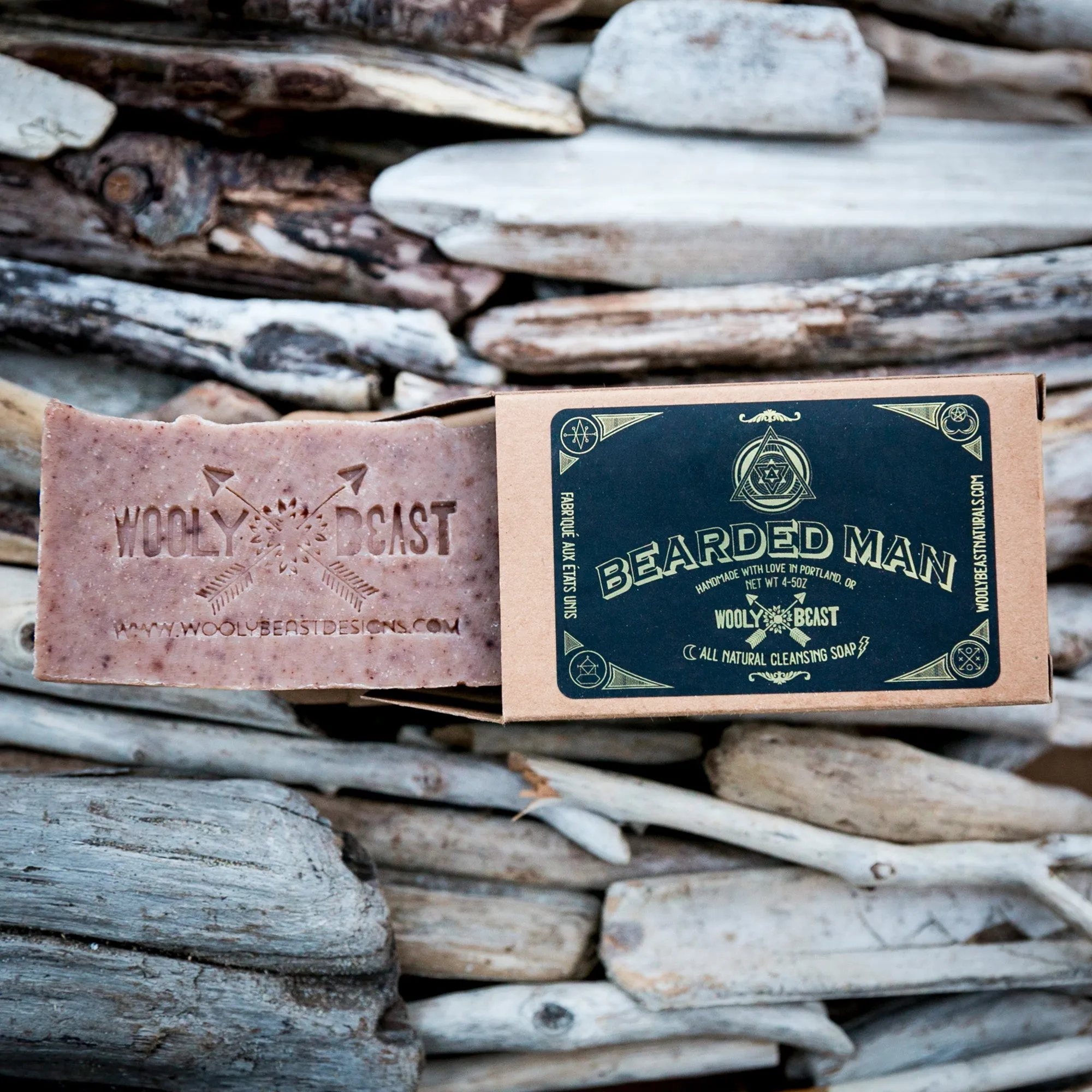 Cedarwood & Cinnamon - Natural Bar Soap - Bearded Man