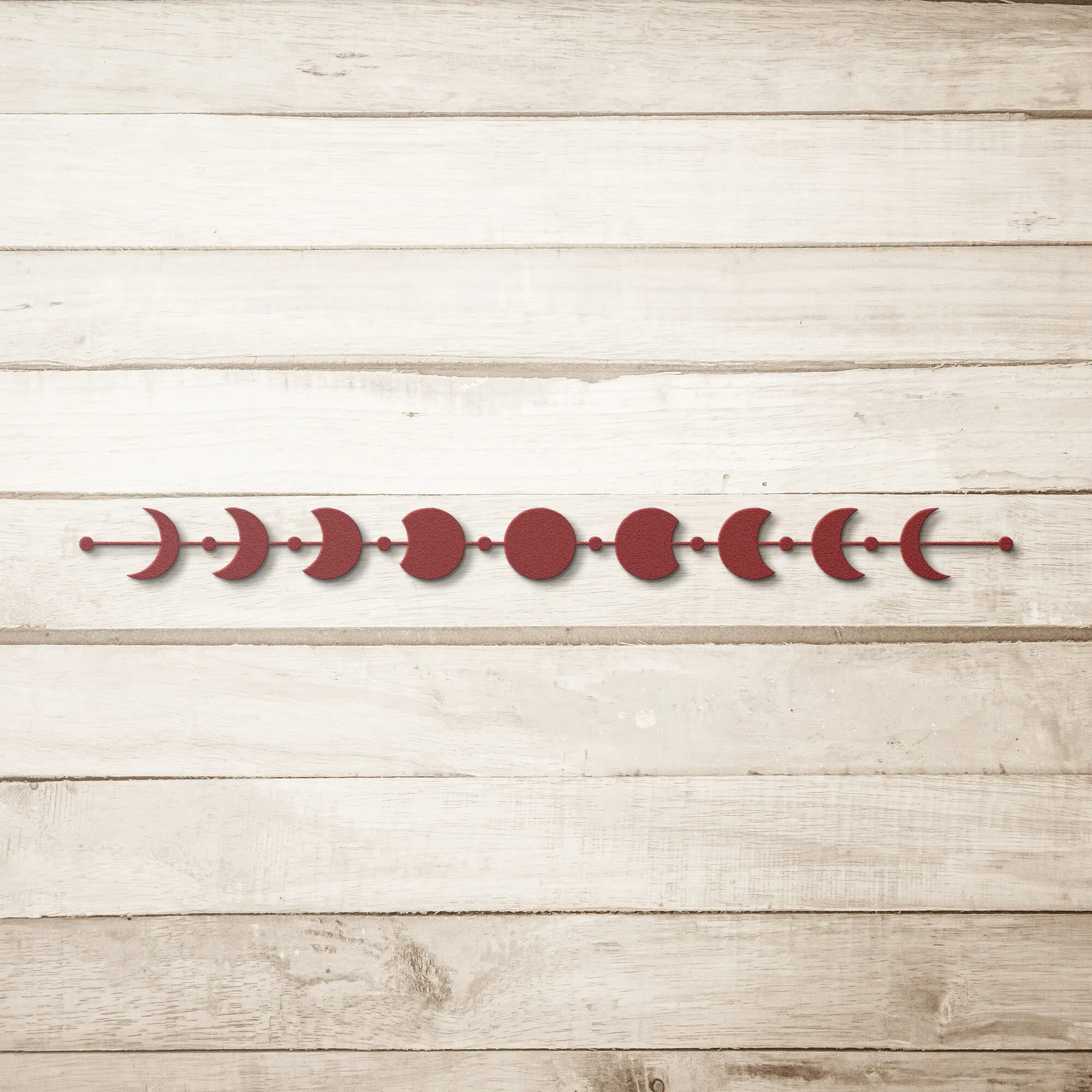 Celestial Moon Phases Metal Wall Art Decor