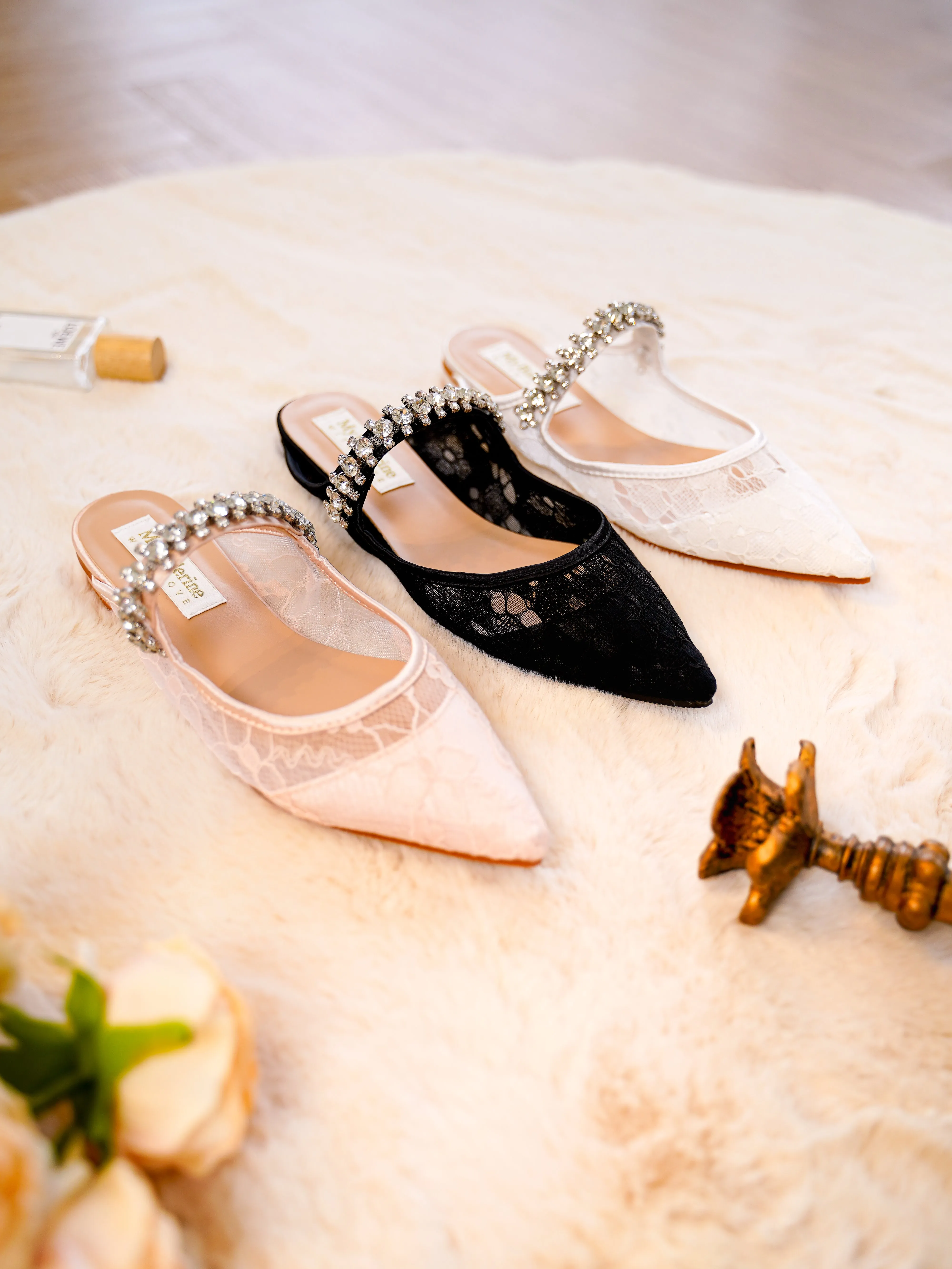 Celinne Comfy Heels In Blush