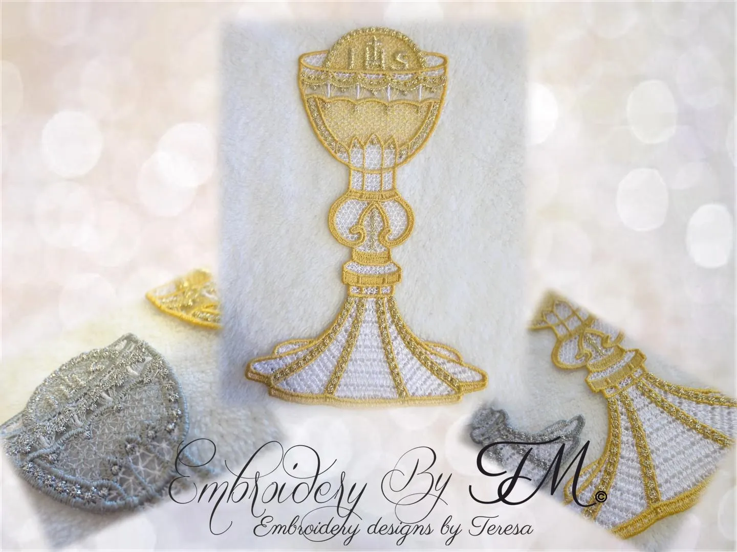 Chalice FSL / two sizes / 5x7 and 4x4 hoop