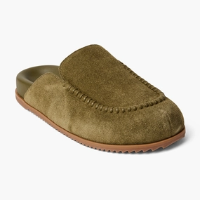 Walking Essential Footwear Travel Light Design Chesapeake Suede Slip-On Clog