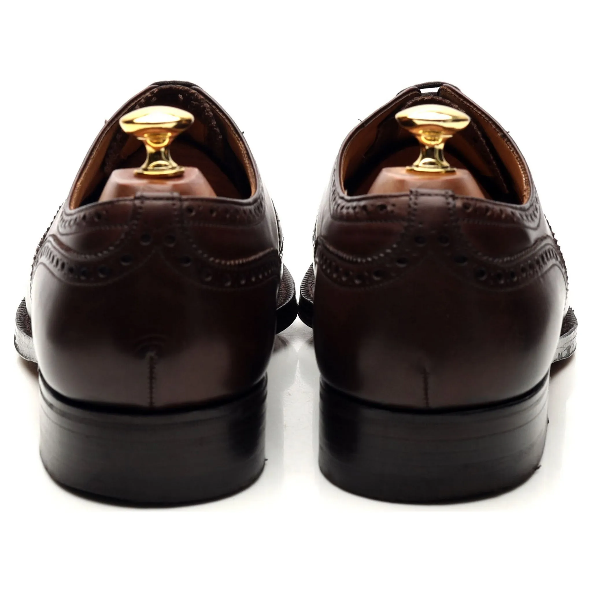 'Chetwynd' Dark Brown Leather Brogues UK 9 G
