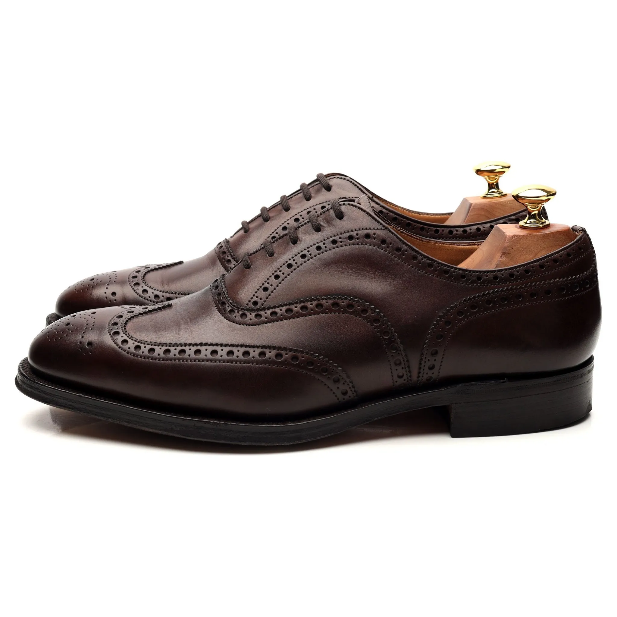 'Chetwynd' Dark Brown Leather Brogues UK 9 G