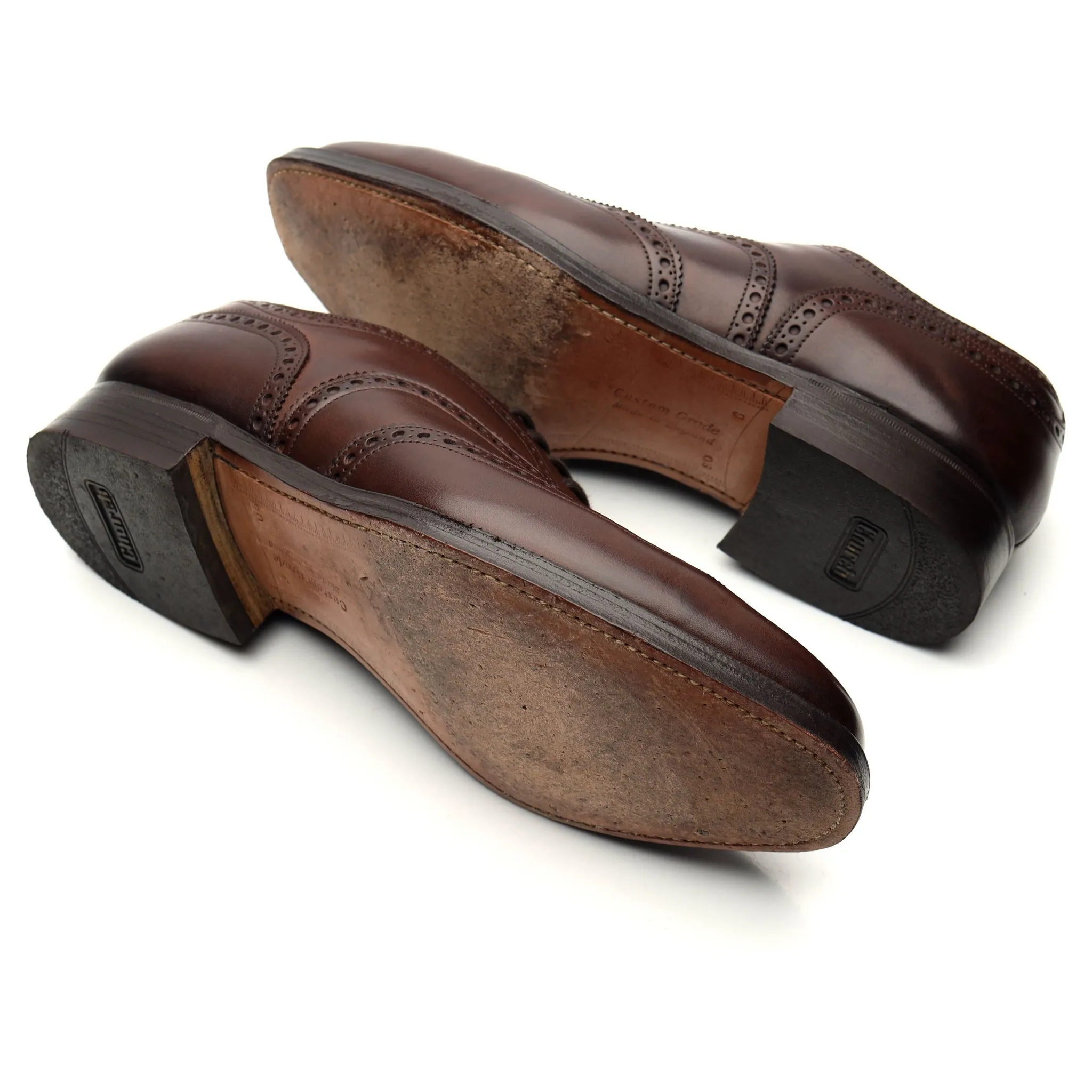 'Chetwynd' Dark Brown Leather Brogues UK 9 G