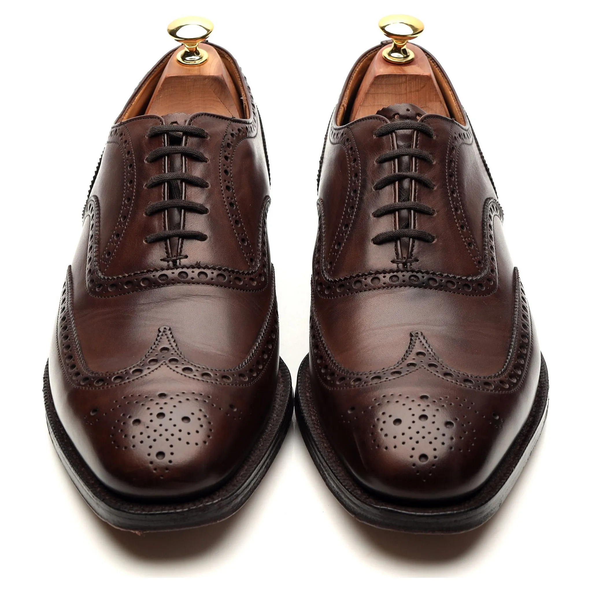 'Chetwynd' Dark Brown Leather Brogues UK 9 G