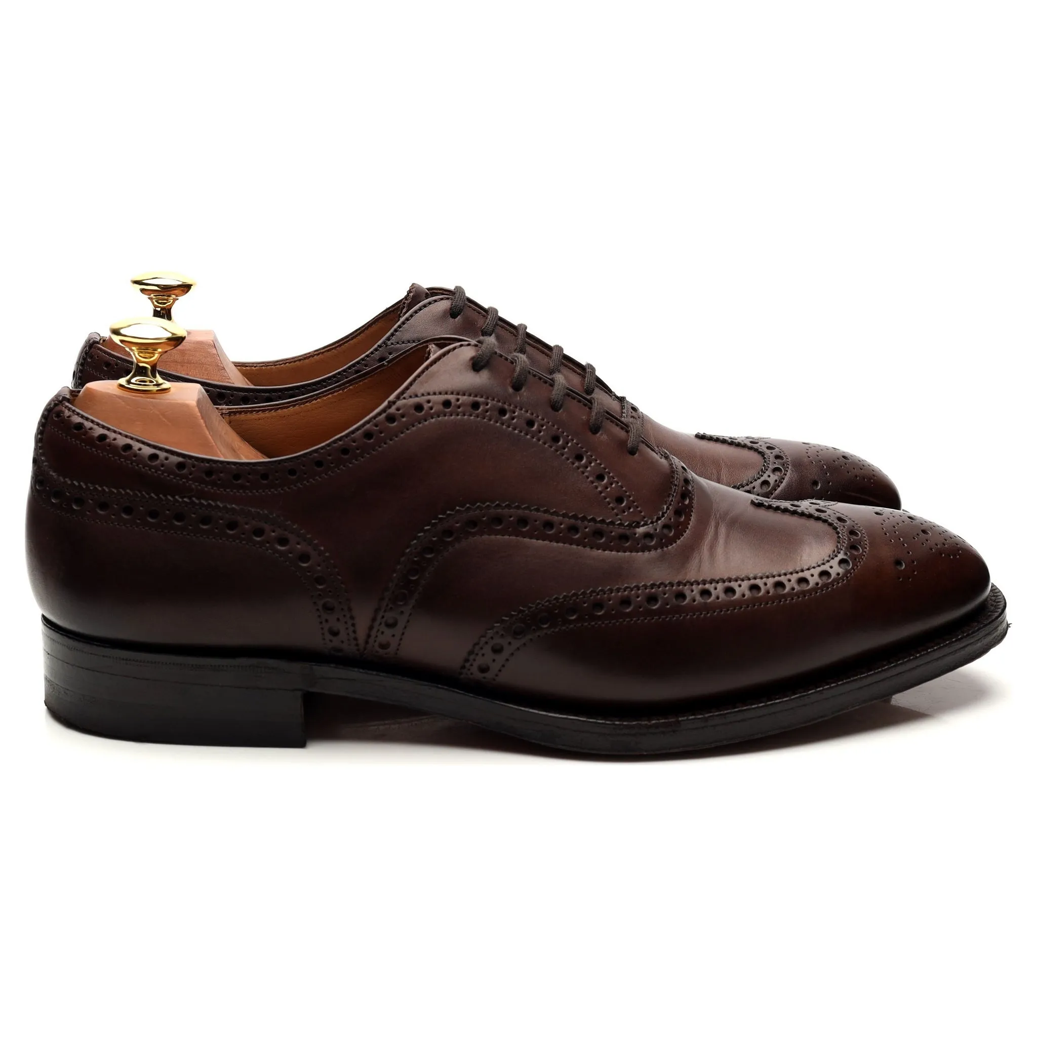 'Chetwynd' Dark Brown Leather Brogues UK 9 G