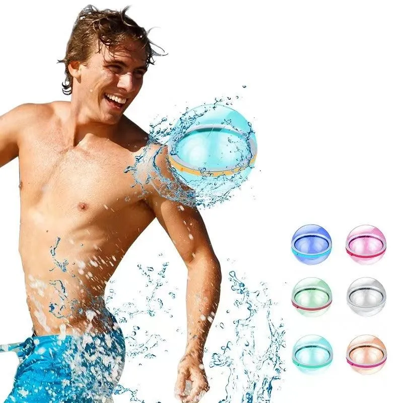 Children's Water Polo Water Balloon Bomb Reusable Water Balloon Autosealing