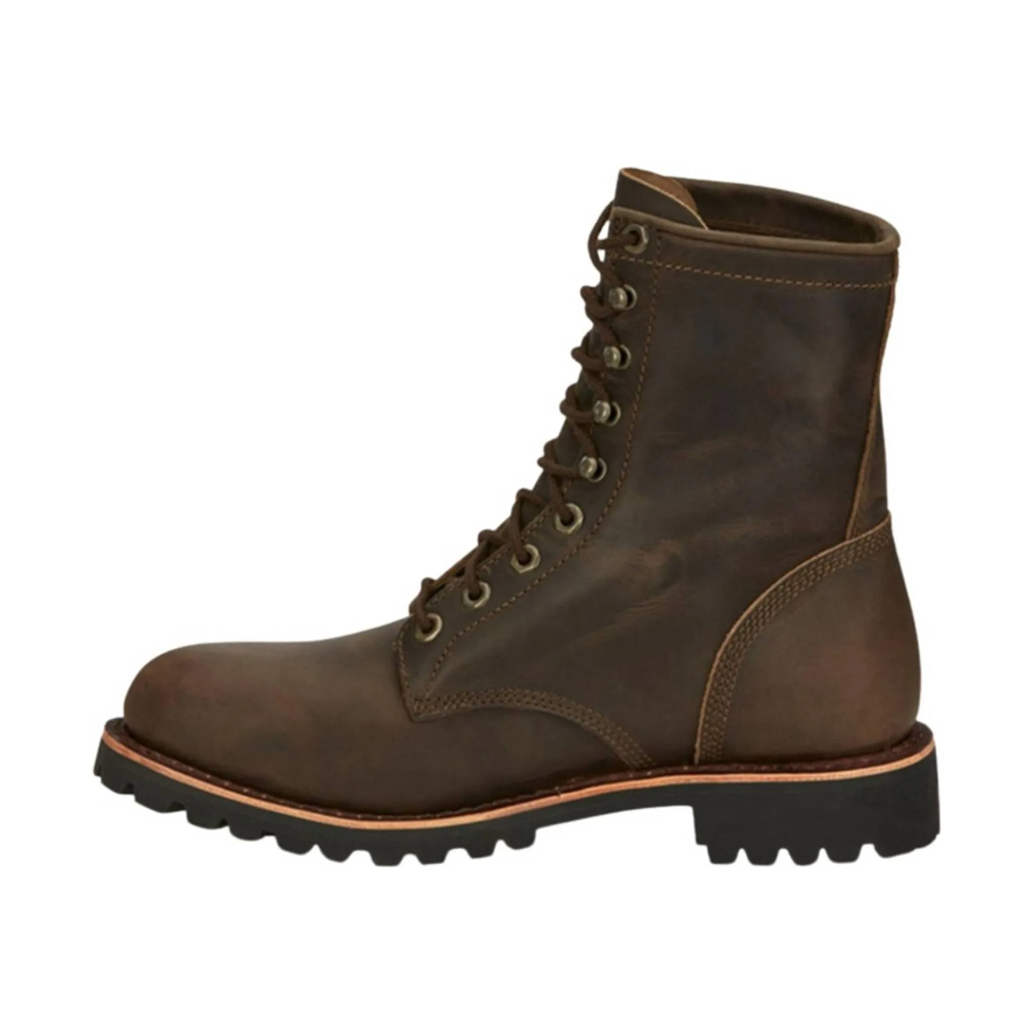 Chippewa Men's Classic 8in Non Insulated Steel Toe Work Boots - Wood
