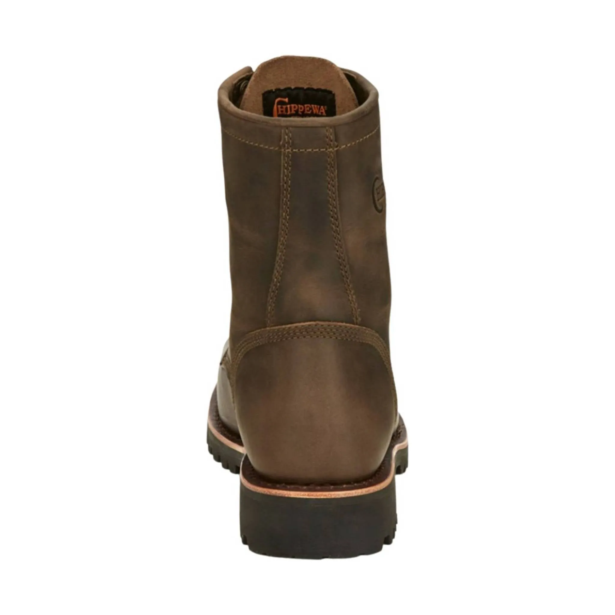 Chippewa Men's Classic 8in Non Insulated Steel Toe Work Boots - Wood