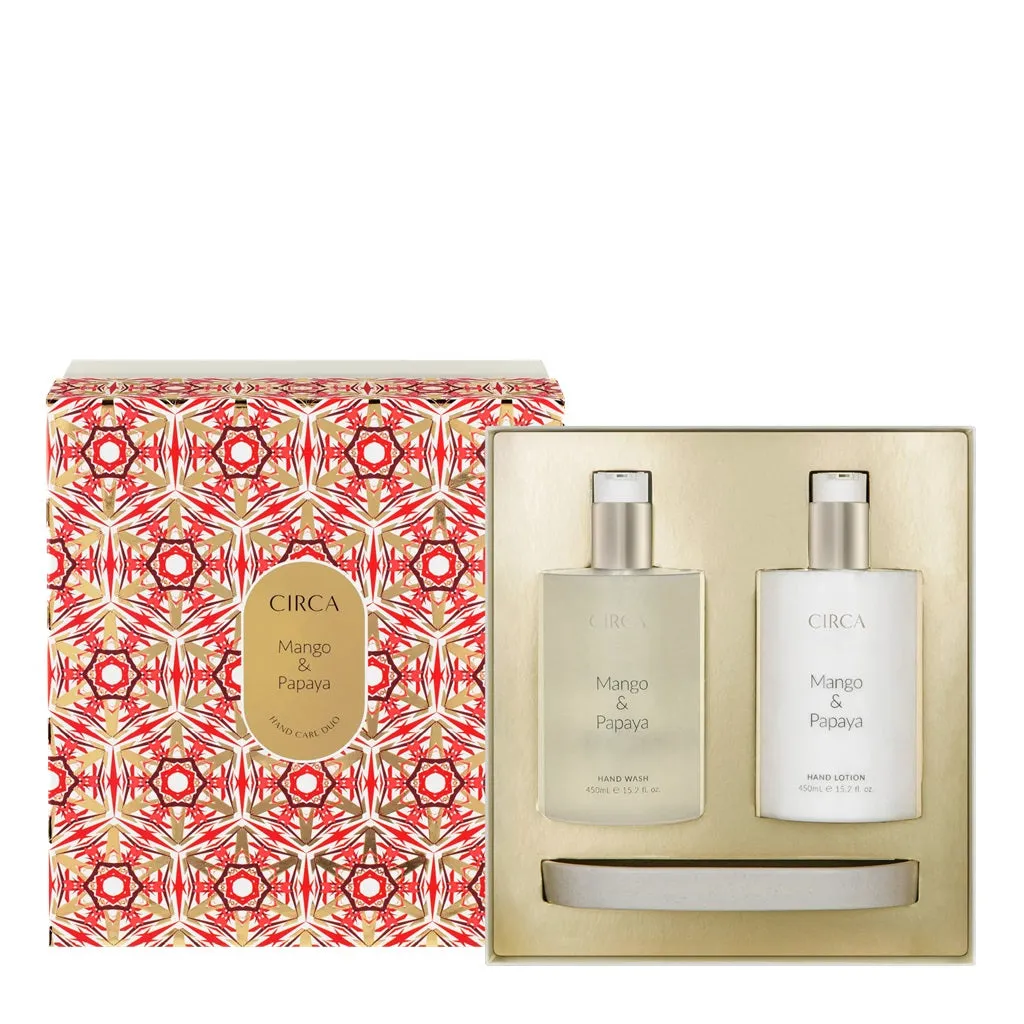 Circa Hand Care Duo Set 900ml - Mango & Papaya