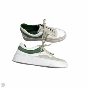 Torsion Control Tech Shoes Sneakers By Vince In Green & White, Size: 8