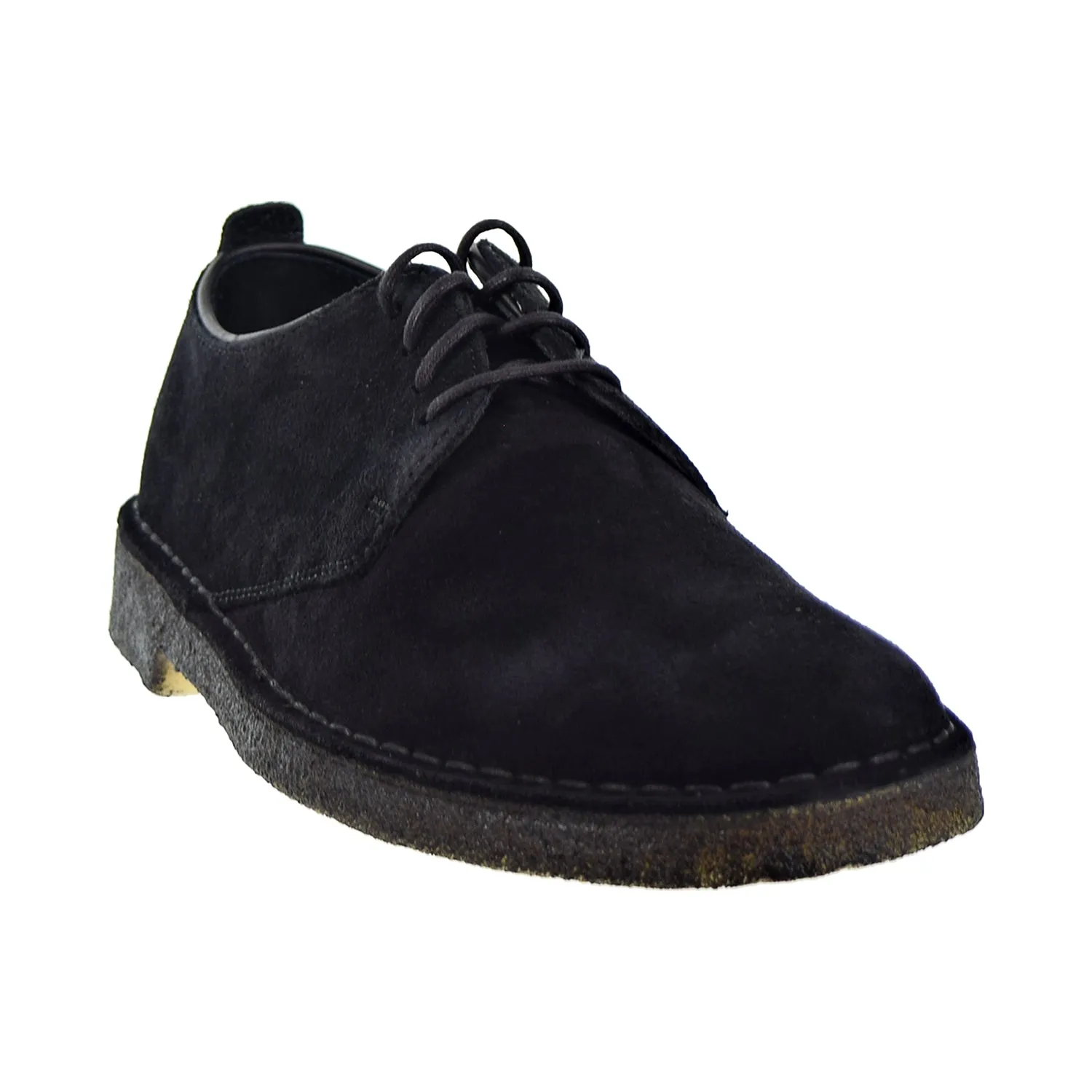 Clarks Originals Desert London Mens Shoes Black Suede