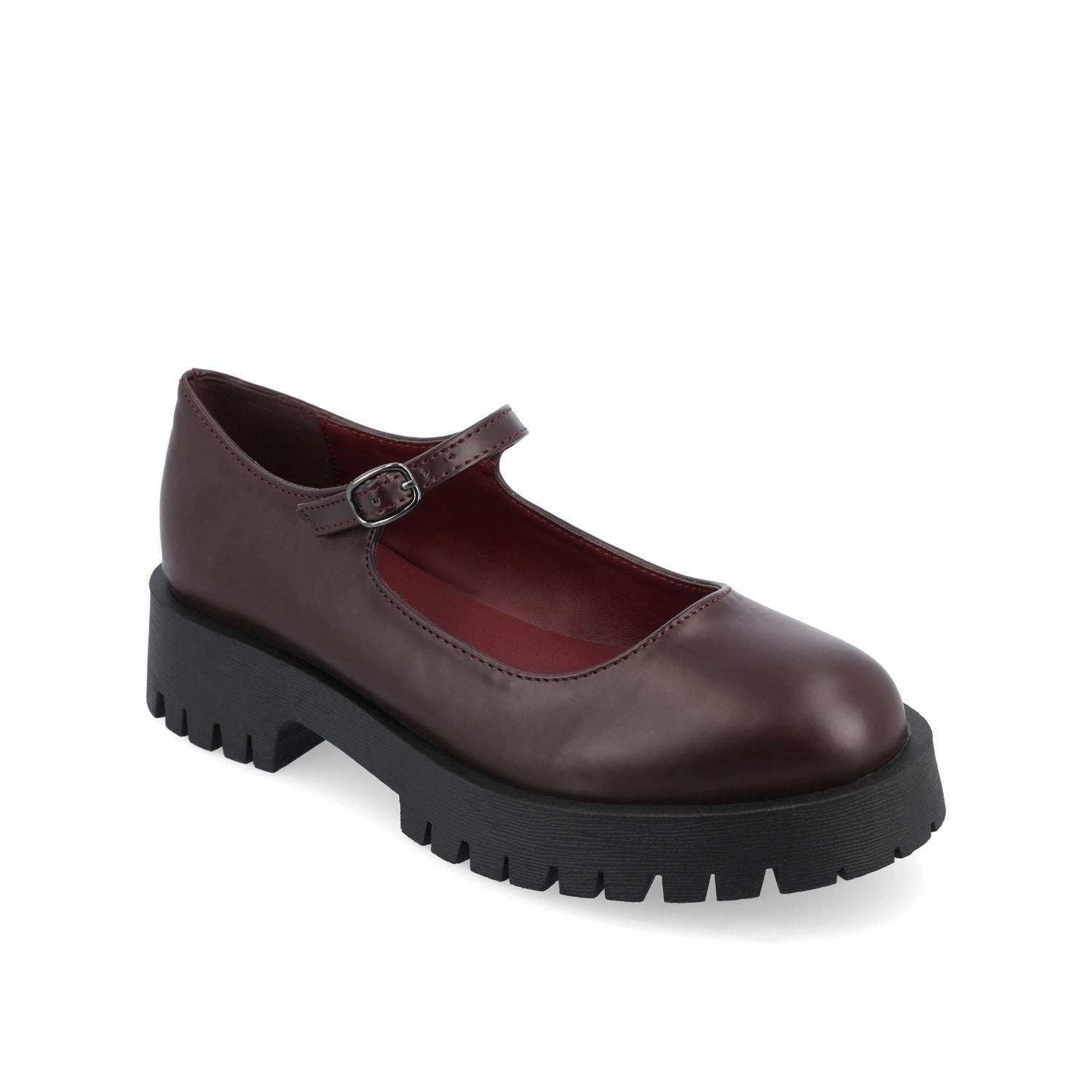 Quick Motion Driving Moccasins Classic Edge Flex KAMIE LUG SOLE MARY JANE FLATS IN WIDE