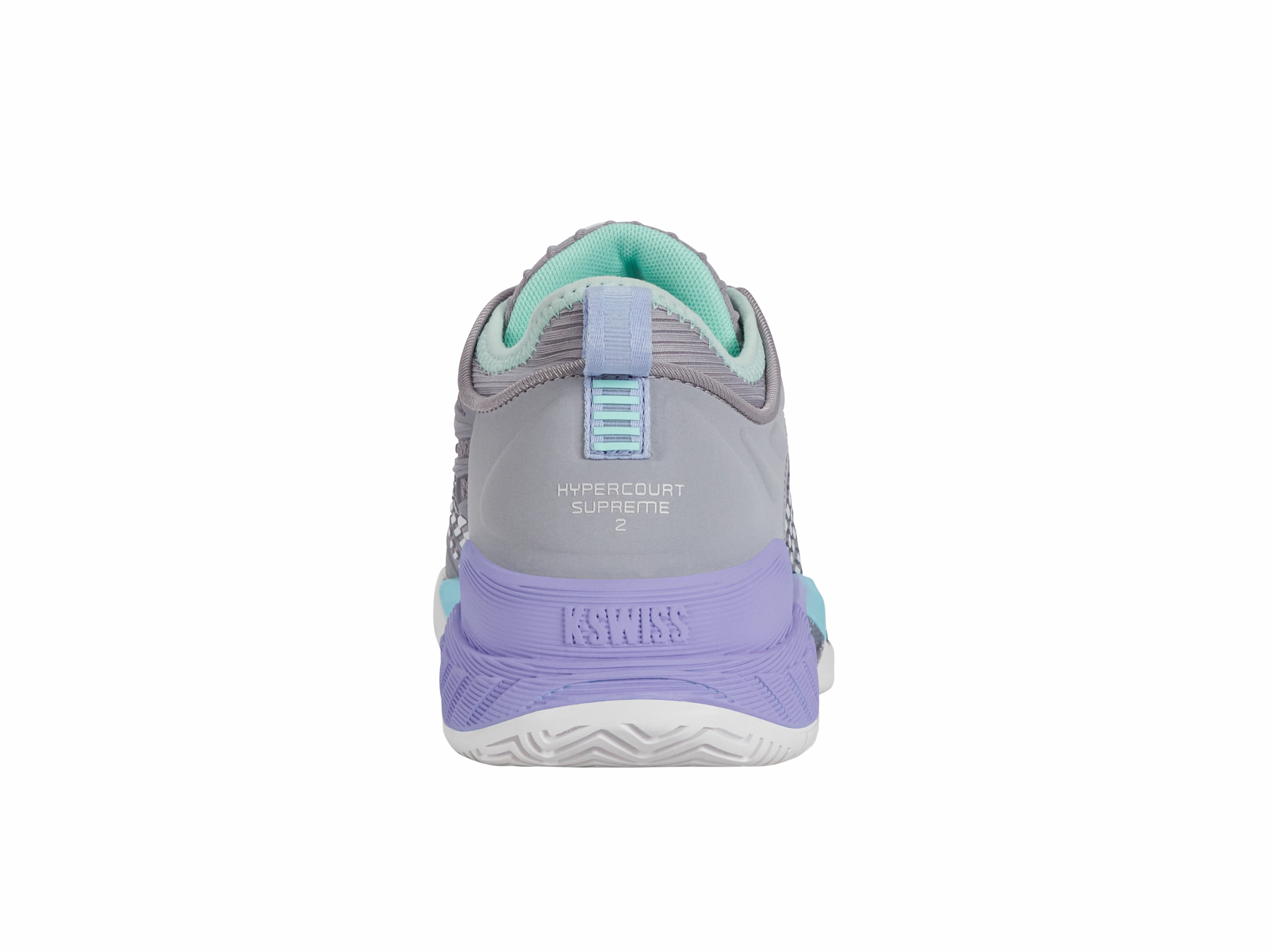 Tech Knit Memory Foam Standing All 99071-052-M | HYPERCOURT SUPREME 2 | LILAC GRAY/NIMBUS CLOUD/NEON PURPLE