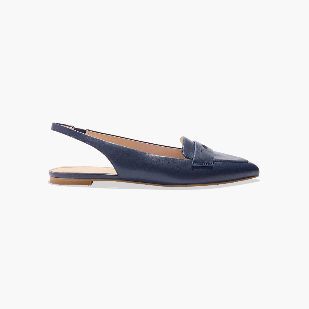 Team Play Pennie Leather Slingback Ballet Flat