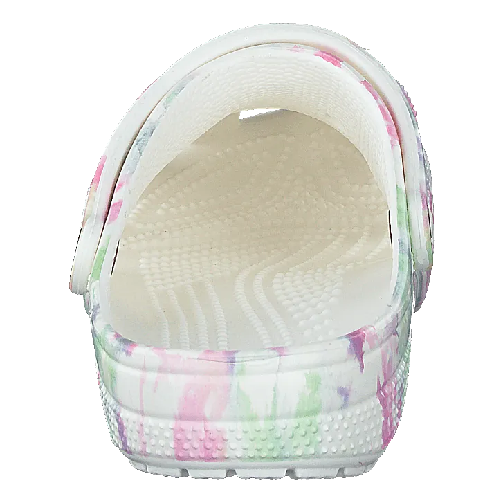 Classicbleachdyeclog White/multi