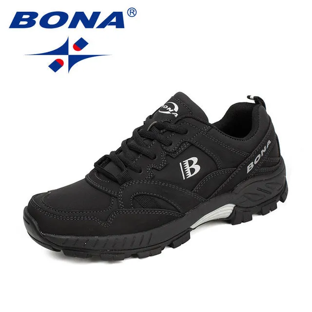 Classics Style Men Hiking Shoes Lace Up Men Athletic Shoes Outdoor Jogging Sneakers Comfortable Soft