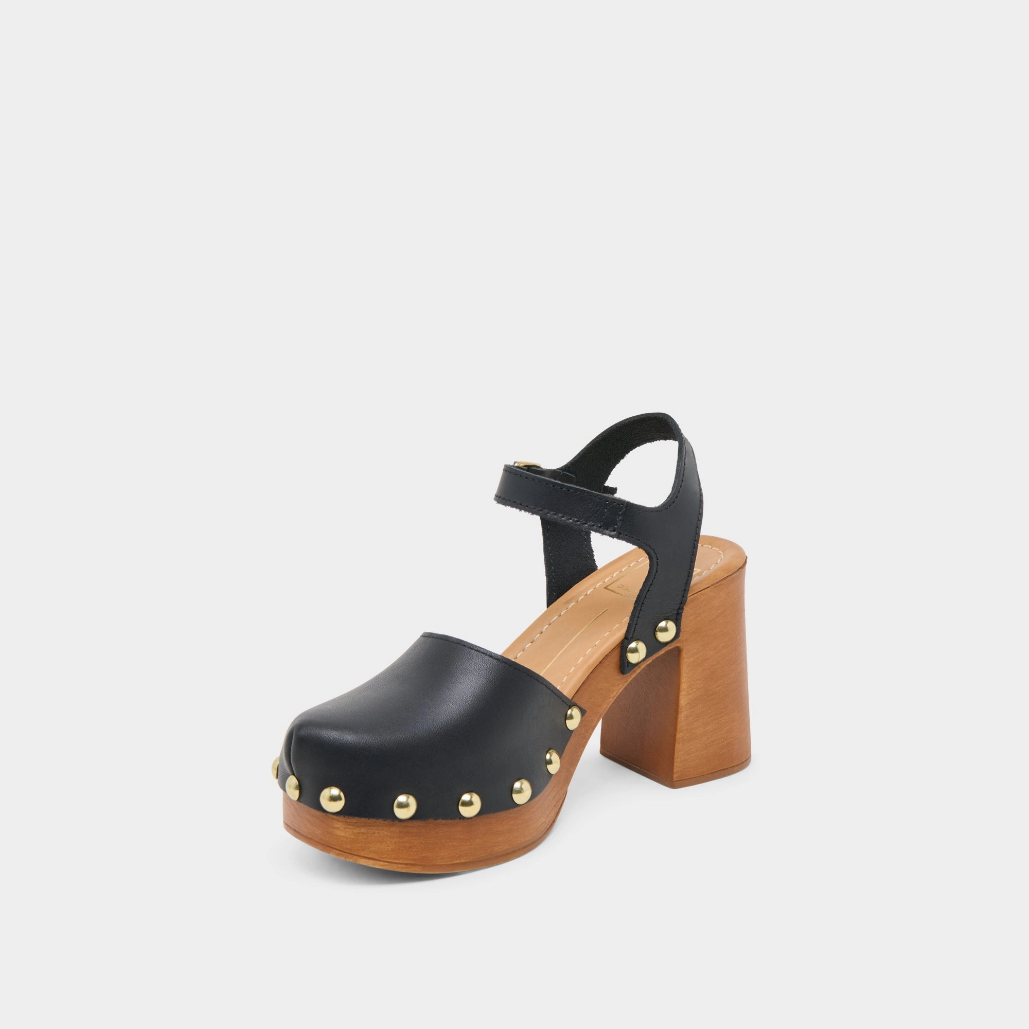 Seamless Interior CLOVER HEELS BLACK LEATHER