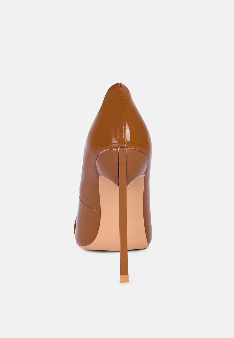cocktail buckle embellished stiletto pump shoes
