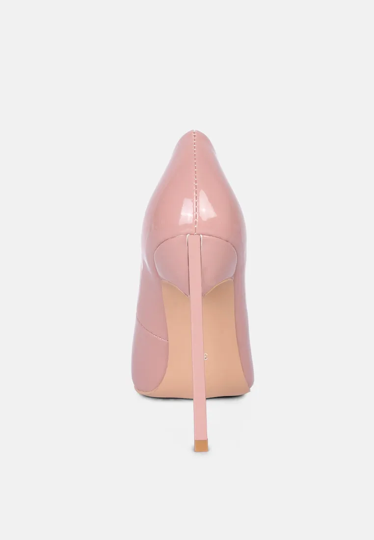 cocktail buckle embellished stiletto pump shoes