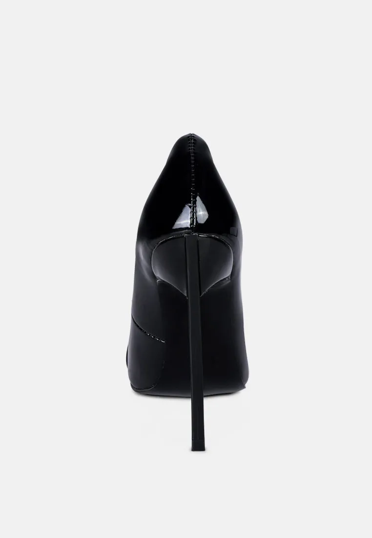 cocktail buckle embellished stiletto pump shoes