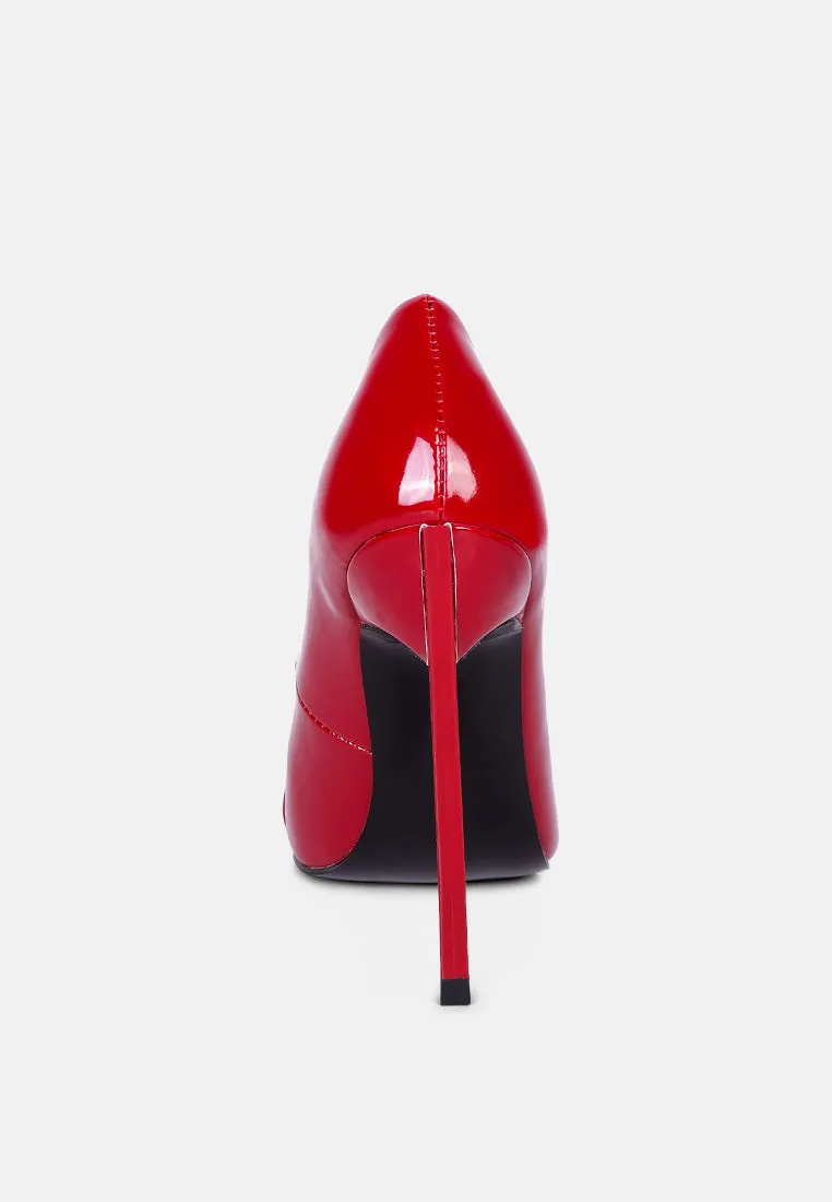 cocktail buckle embellished stiletto pump shoes