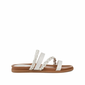 COLETTE SLIDE SANDALS IN VEGAN LEATHER Nude Calm