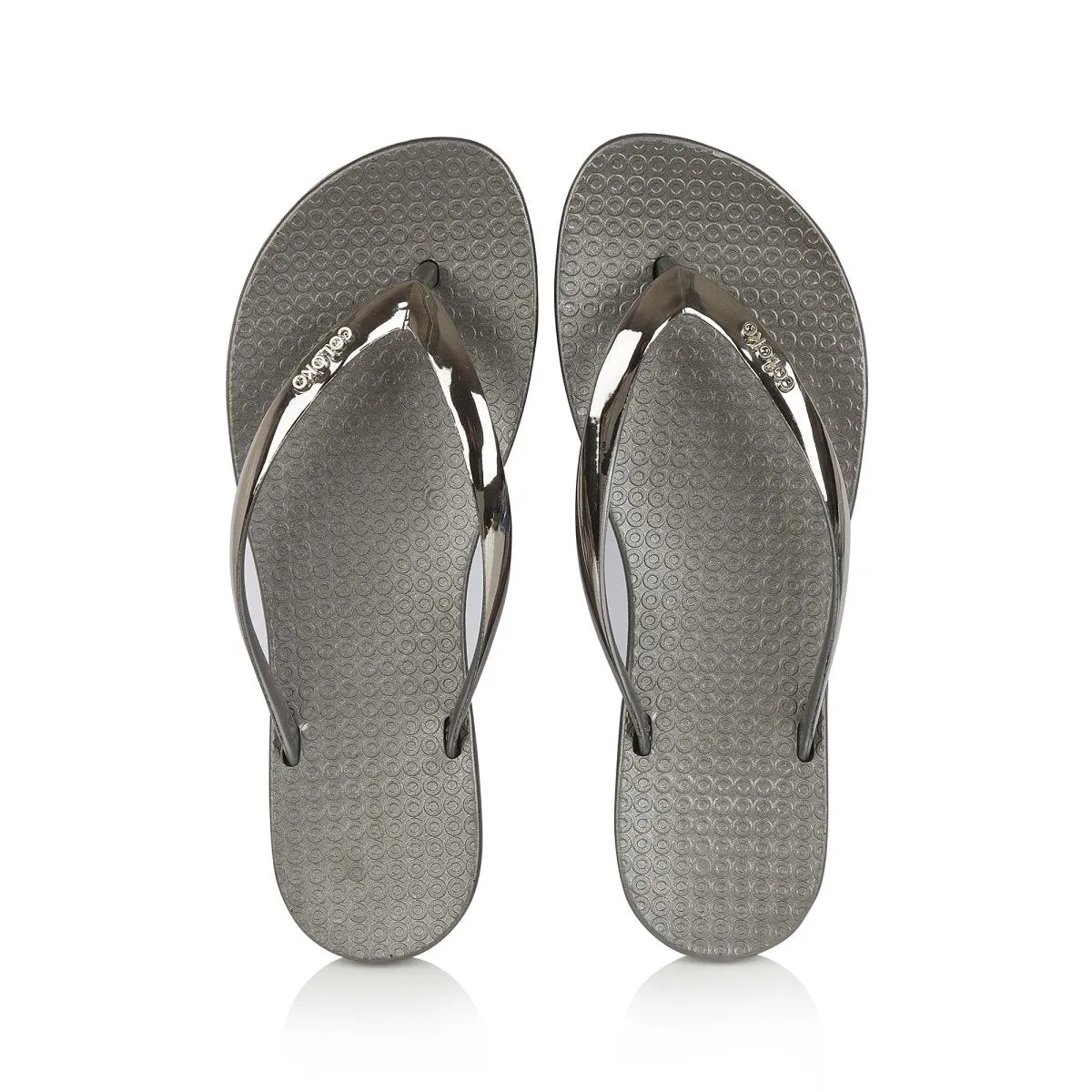 Coloko Dahlia Flip Flop Pewter