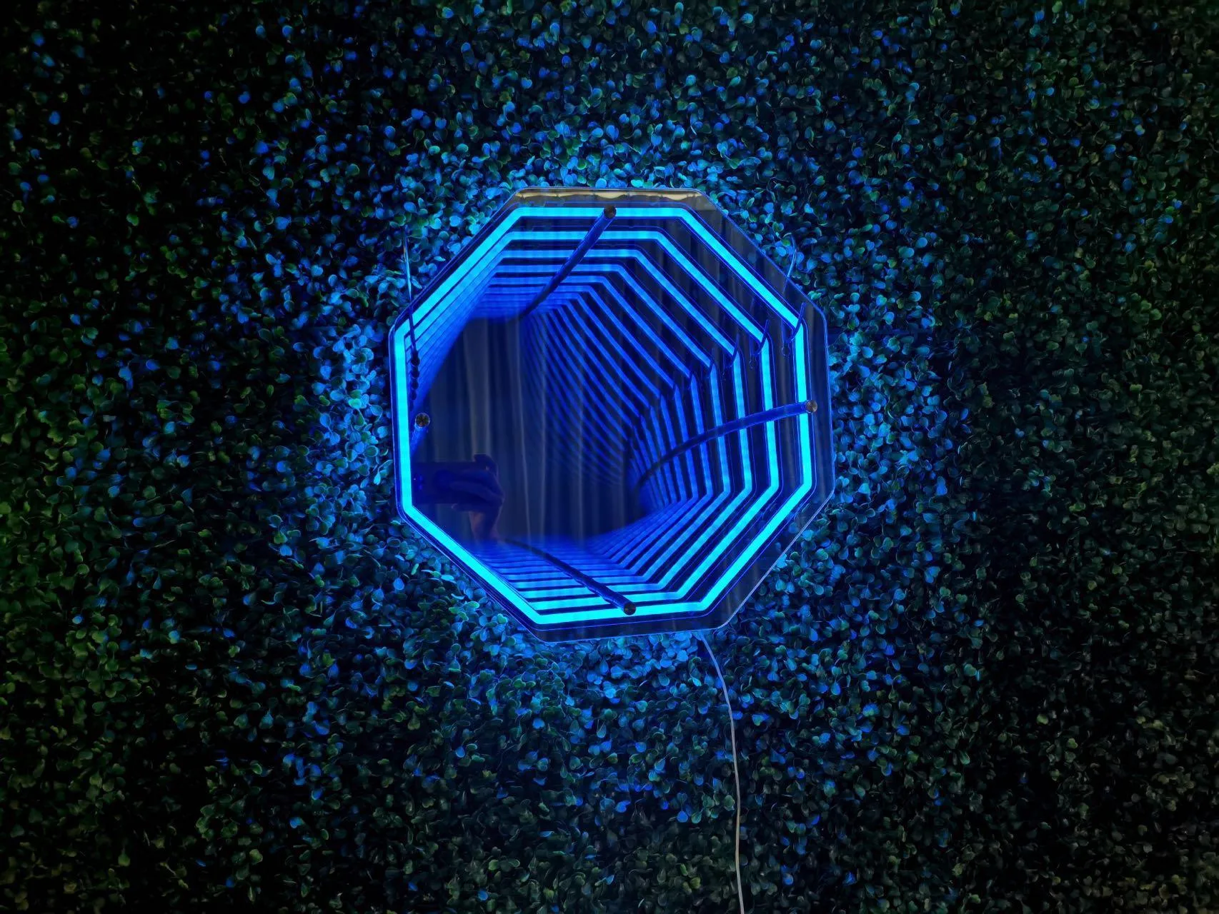 Colourful Living room mirror light with LED
