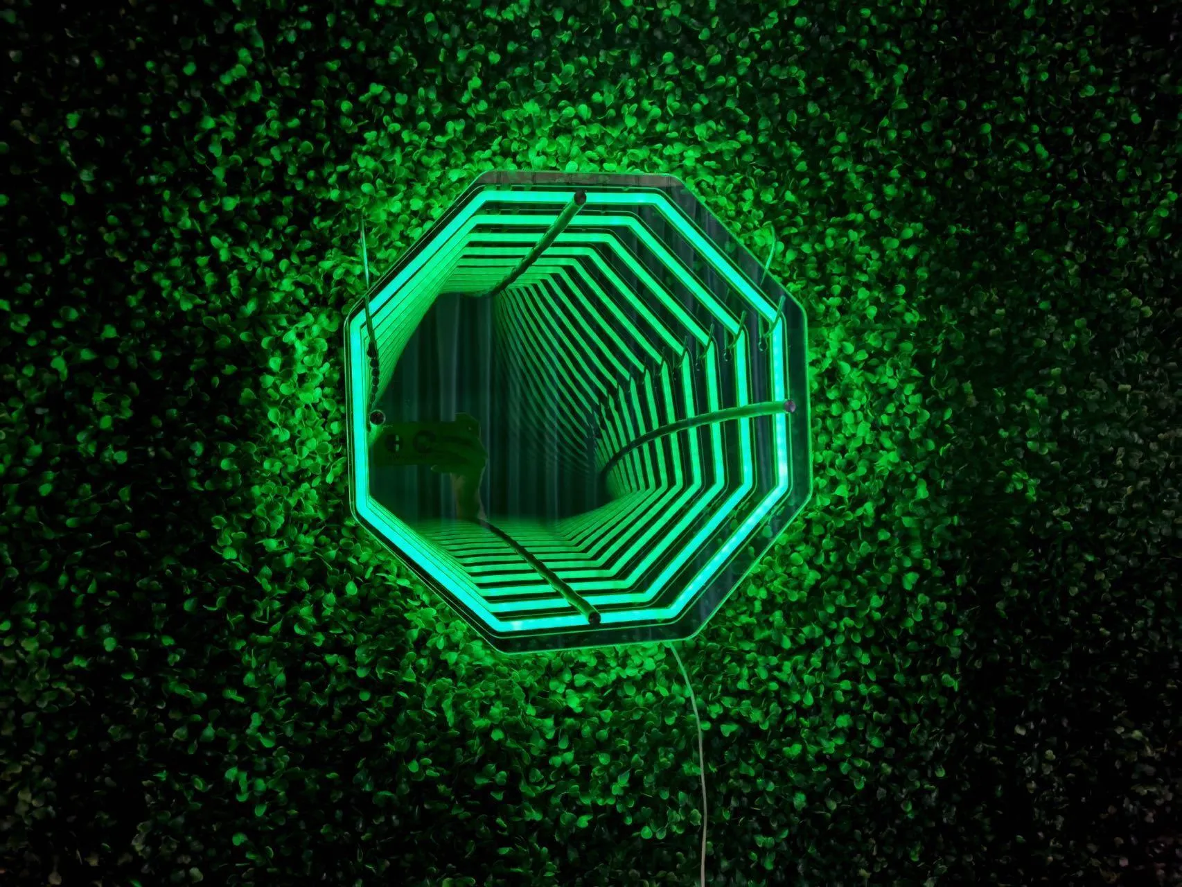 Colourful Living room mirror light with LED