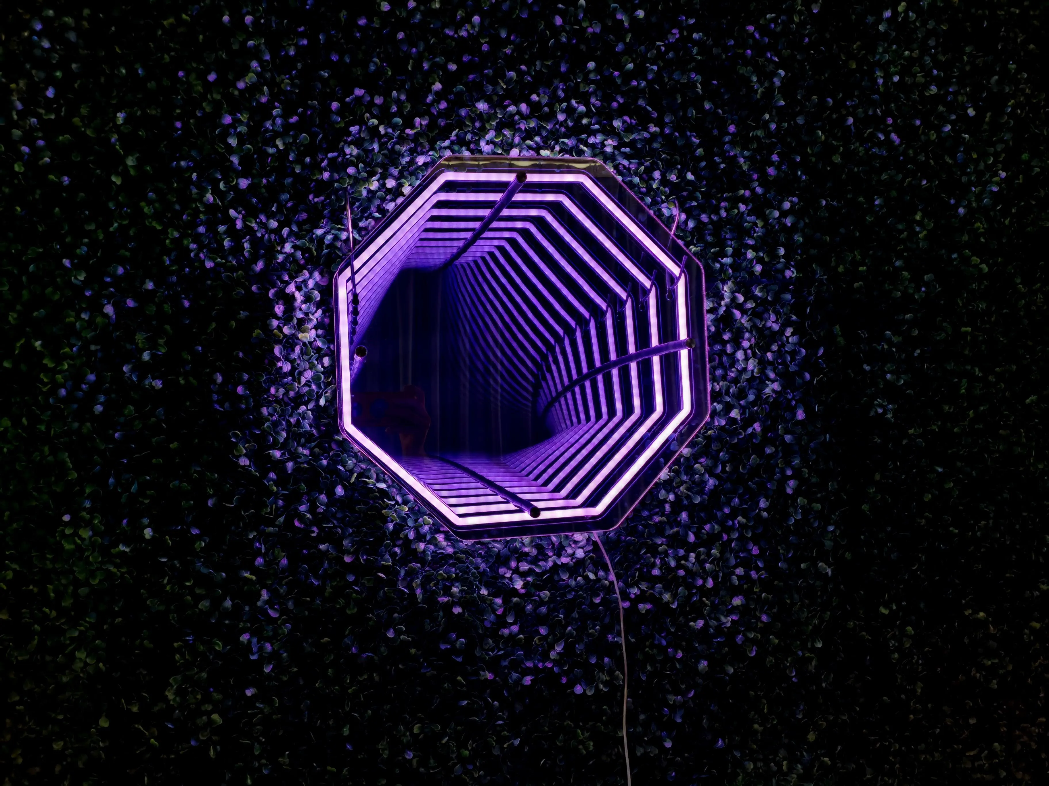 Colourful Living room mirror light with LED