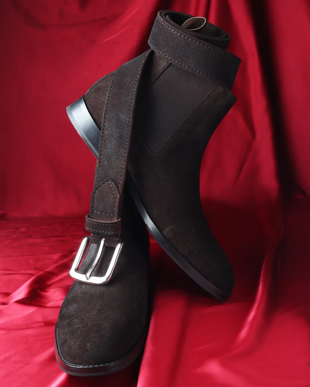 Combo - Brown Suede Chelsea   Belt