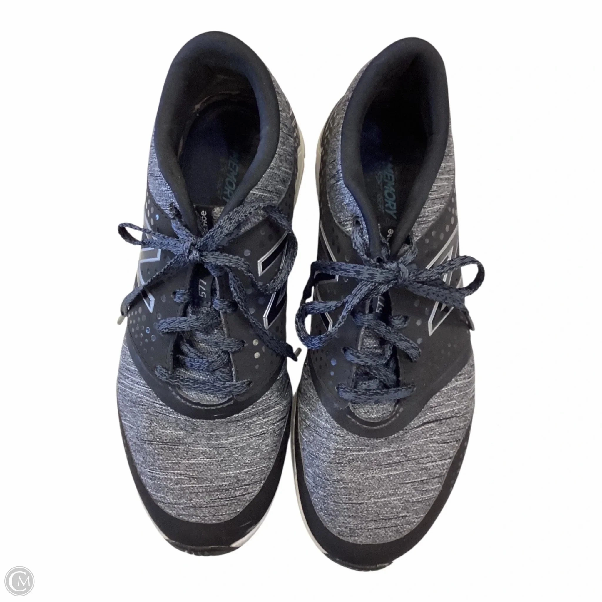 All-weather lining Balanced Design Shoes Sneakers By New Balance In Black & Grey, Size: 7.5