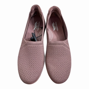 Shoes Sneakers By Skechers In Grey & Pink, Size:7.5 Cross Walk Snug Ankle Hugger
