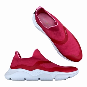 Travel Friendly Agile Support Shoes Sneakers By Cole-Haan In Pink & Red, Size:9.5