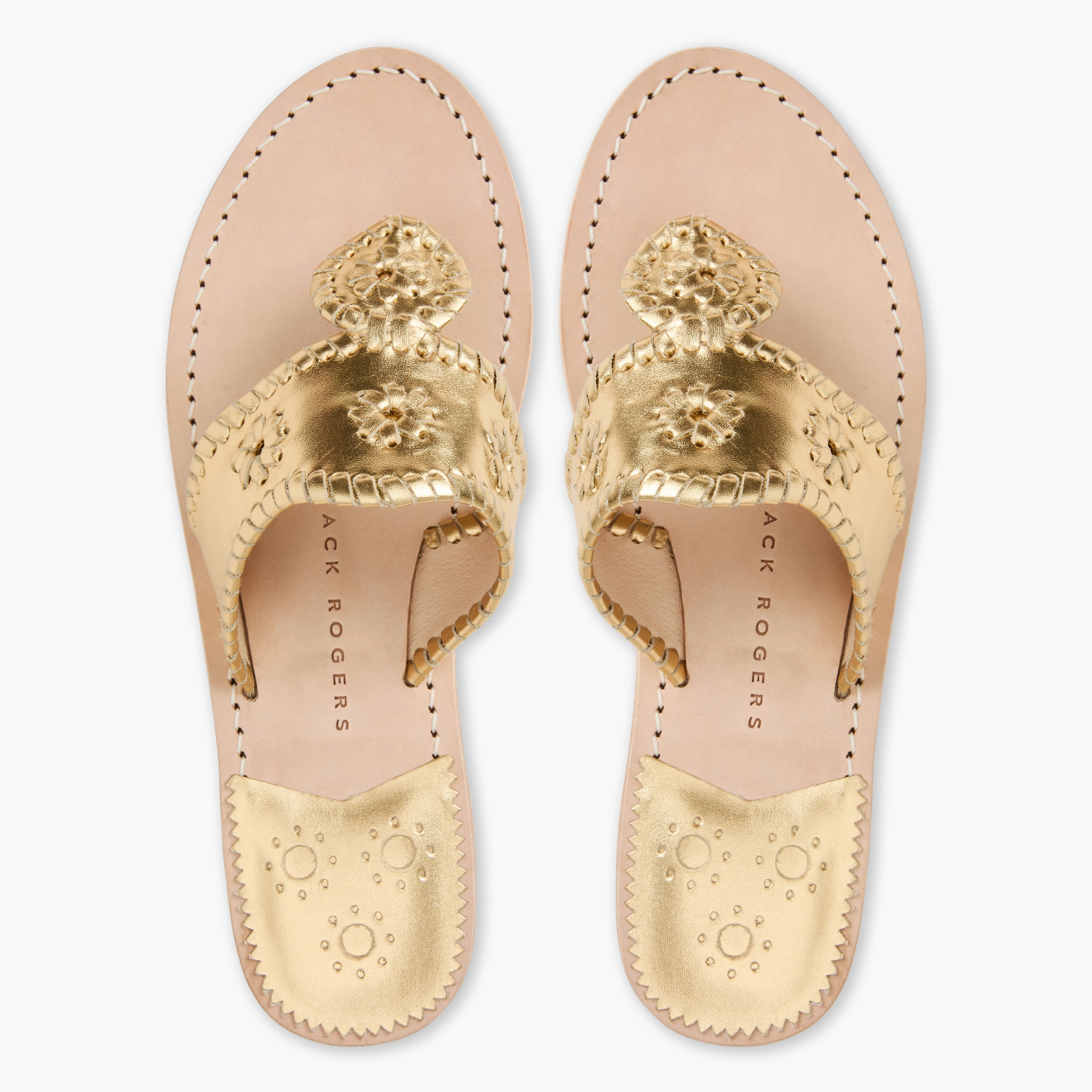 Jacks Wide Width Leather Flat Sandal Simple Wear