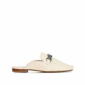 HAZINA MULED LOAFER FLATS IN LIZARD Casual Walking Comfort