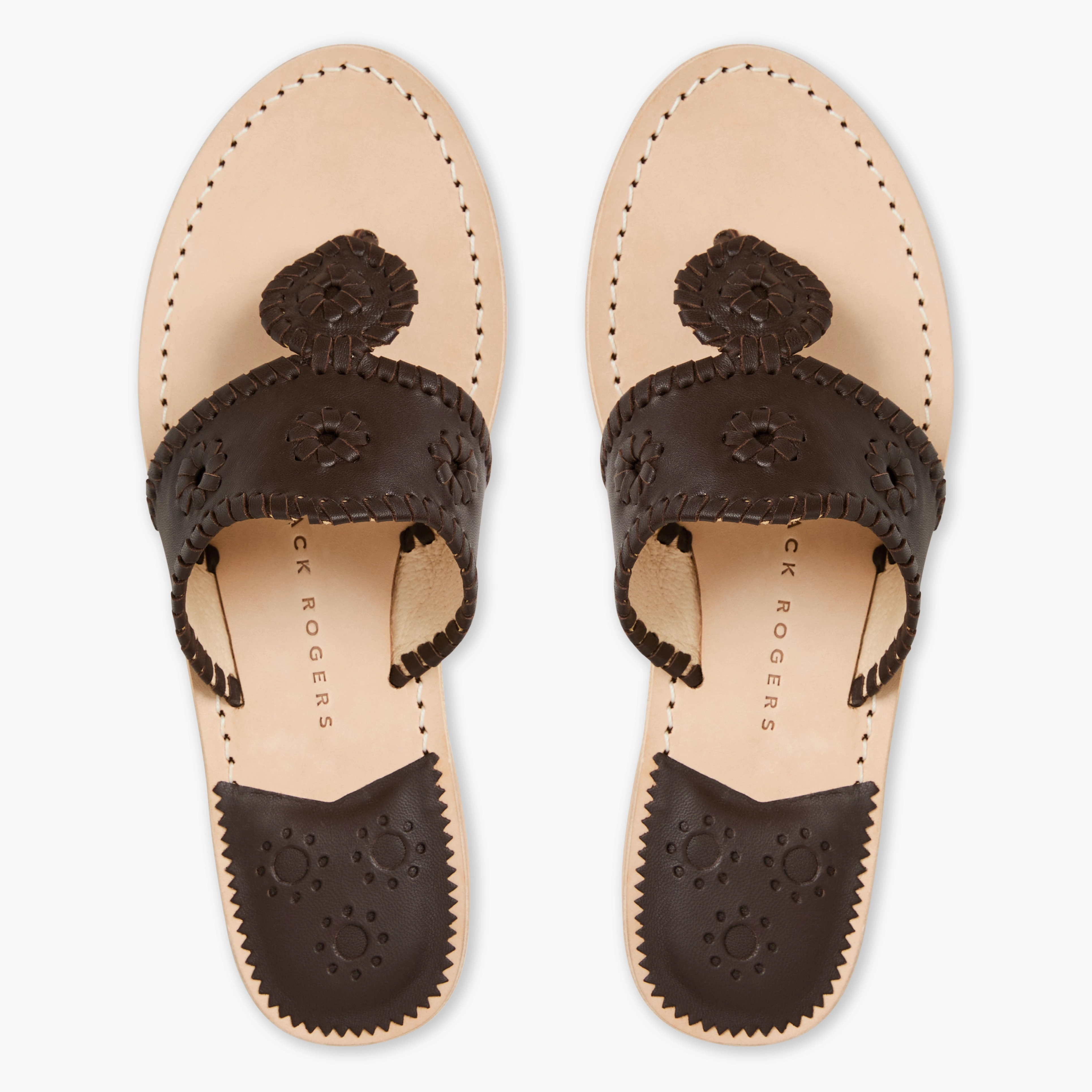 Jacks Leather Flat Sandal Walk Style Wearable All Day
