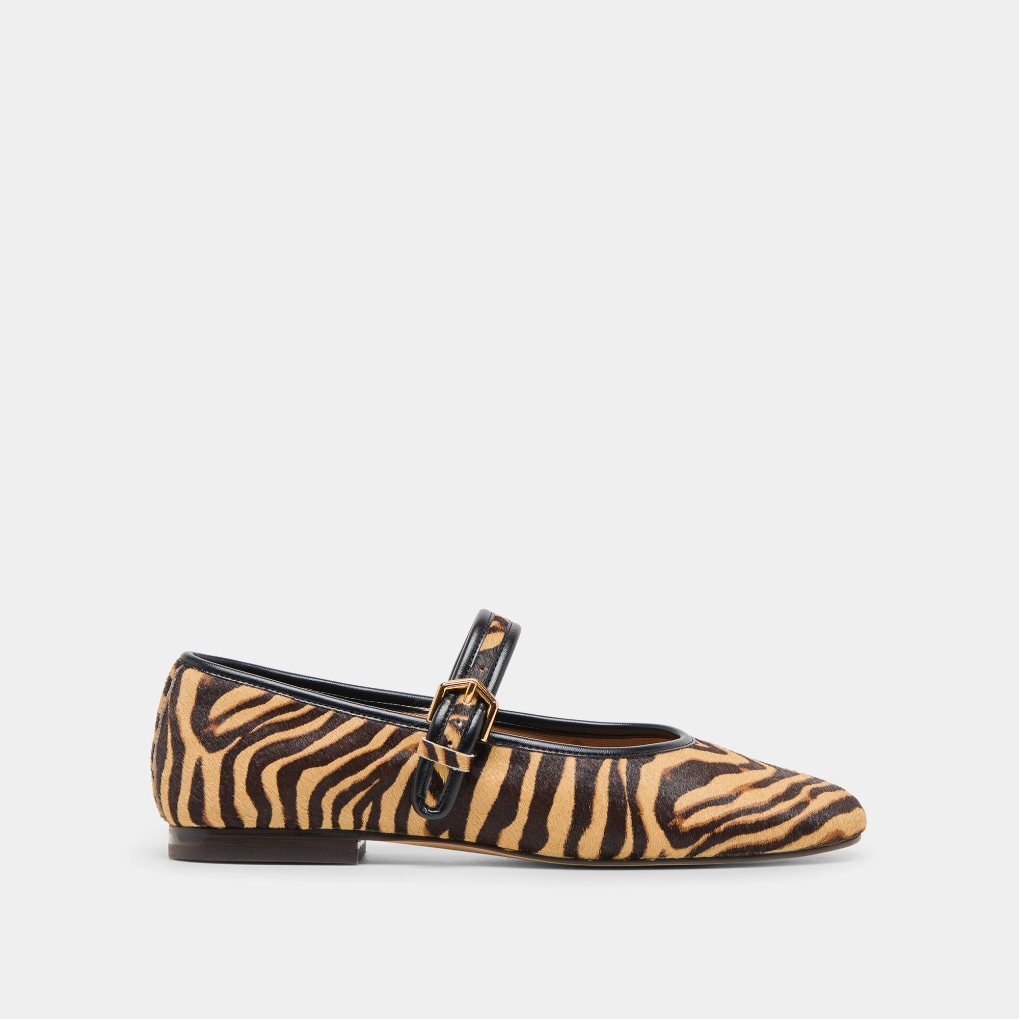 Well crafted ROSLYN BALLET FLATS TIGER CALF HAIR