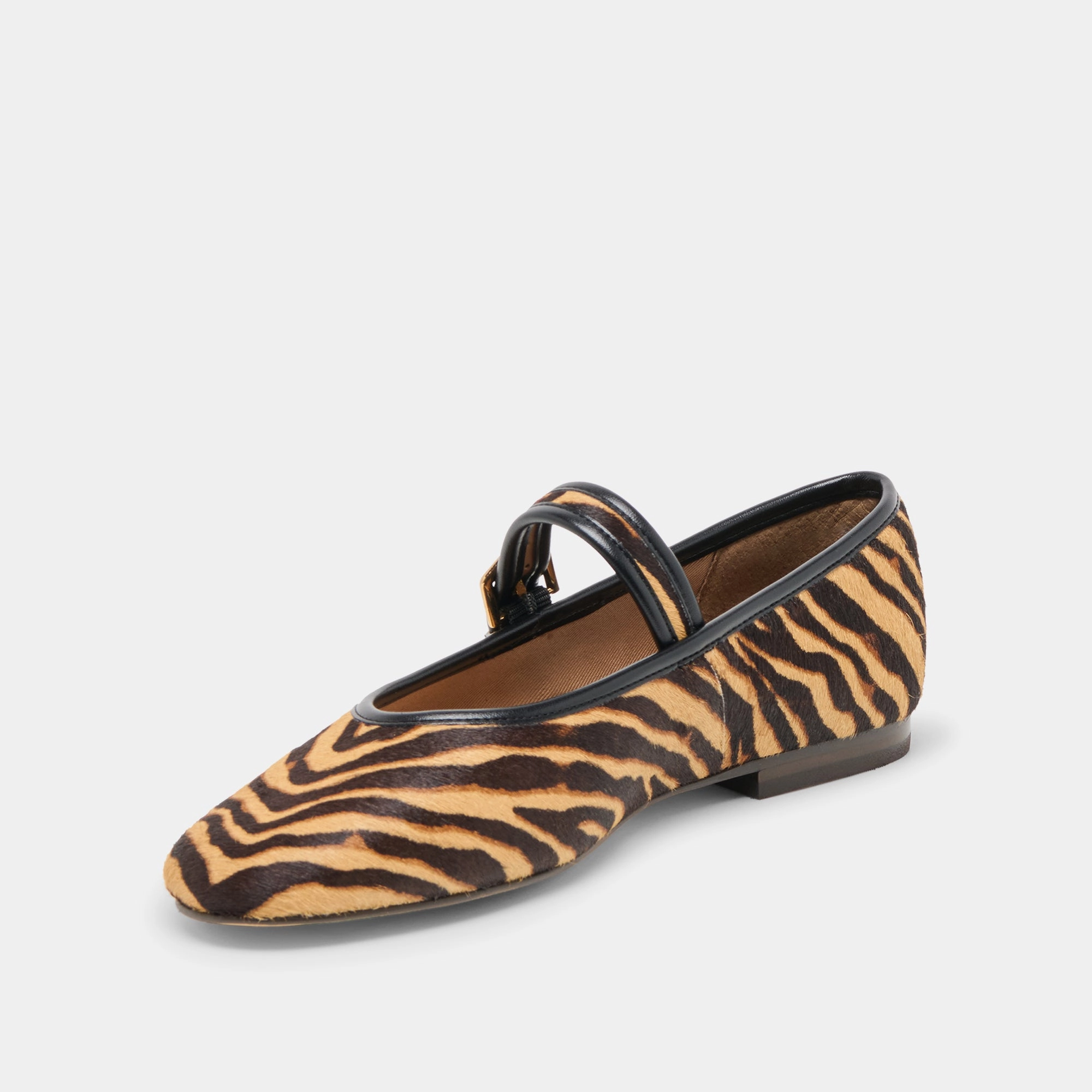 ROSLYN BALLET FLATS TIGER CALF HAIR Bazaar Day