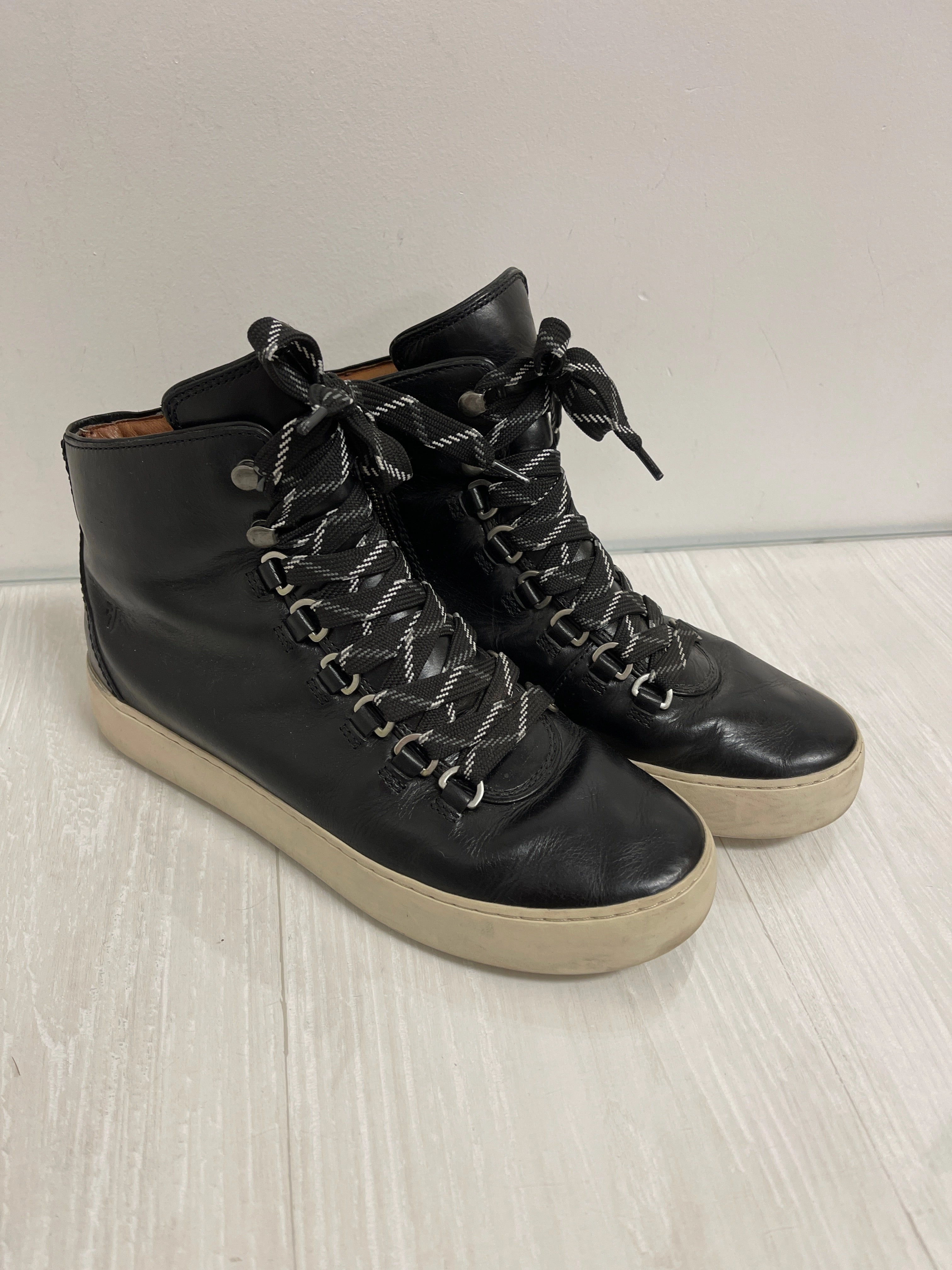 Shoes Sneakers By Frye In Black, Size: 8.5 Quick lacing