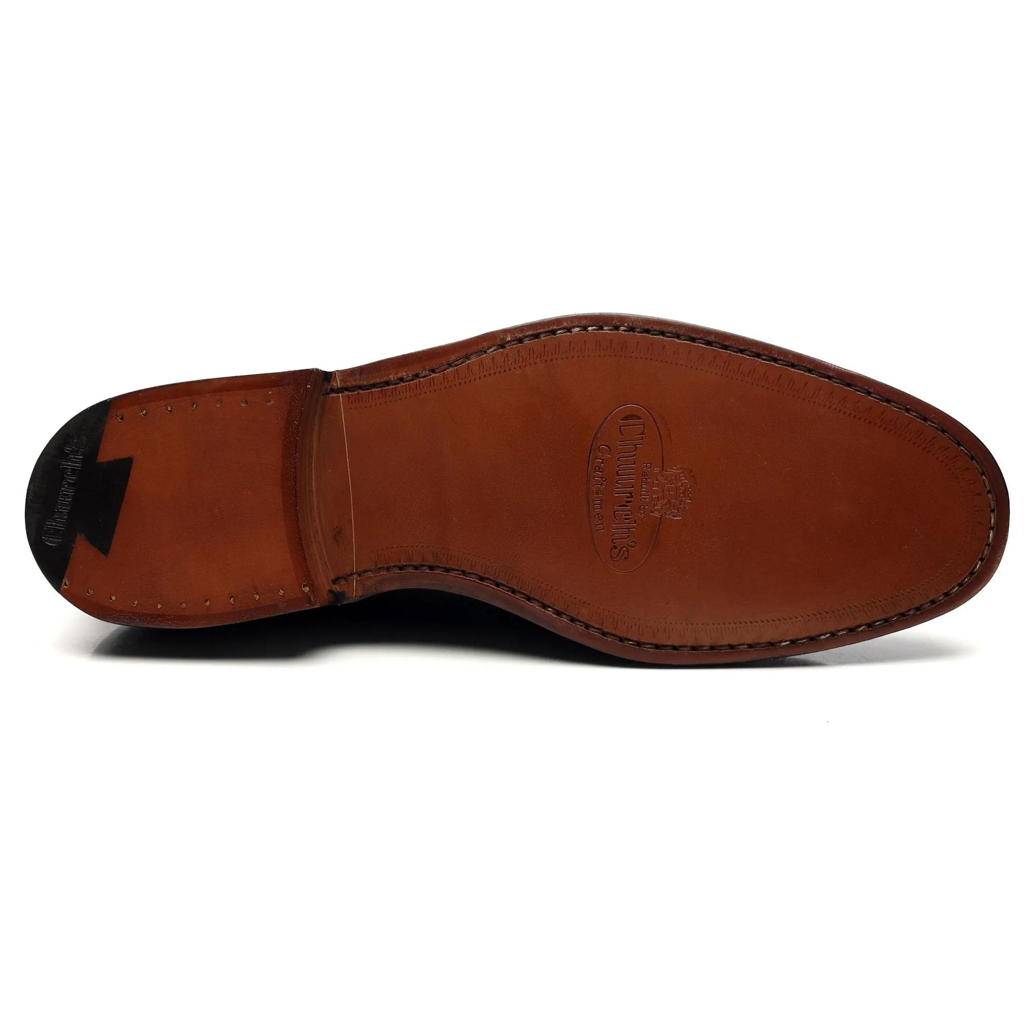 'Consul' Black Leather Oxford UK 6 F