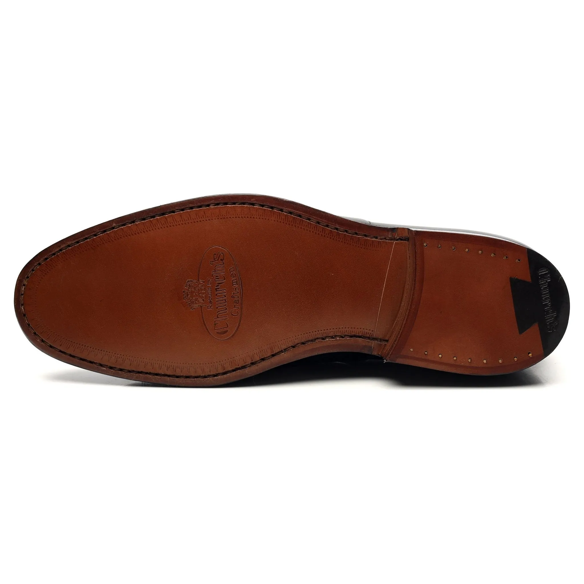 'Consul' Black Leather Oxford UK 6 F